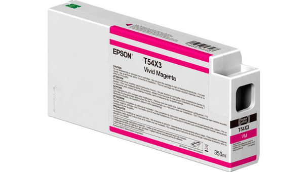 Epson Vivid Magenta P Series Ultrachrome Hdx/Hd Ink Cartridge 350Ml - C13T54X300 C13T54X30N