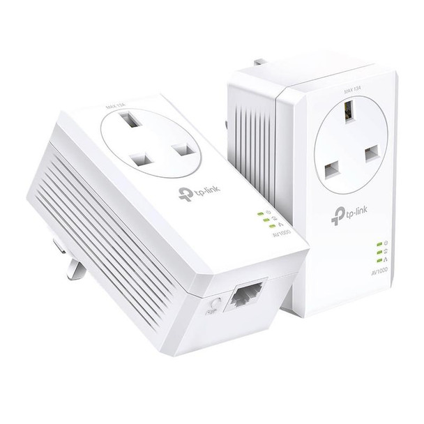 Av1000 Gb Passthrough Powerline Starter TL-PA7017P KIT