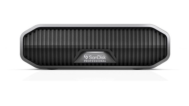 Sandisk G-Drive 12Tb Usb-C Stainless Steel External Hard Drive SDPHF1A-012T-MBAAD