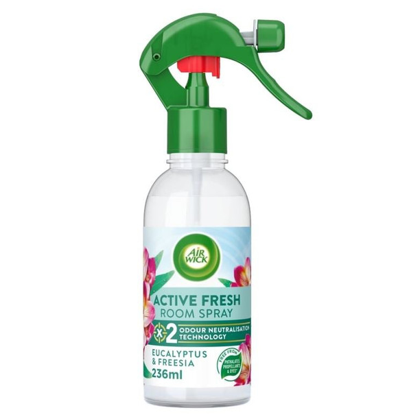 Air Wick Active Fresh Room Spray Eucalyptus & Freesia  236Ml - 3247157 3247157