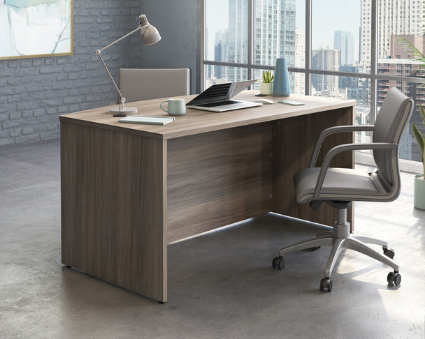 Affiliate Bow Front Office Desk 1500 X 870Mm Hudson Elm Finish - 5427428 - 5427428