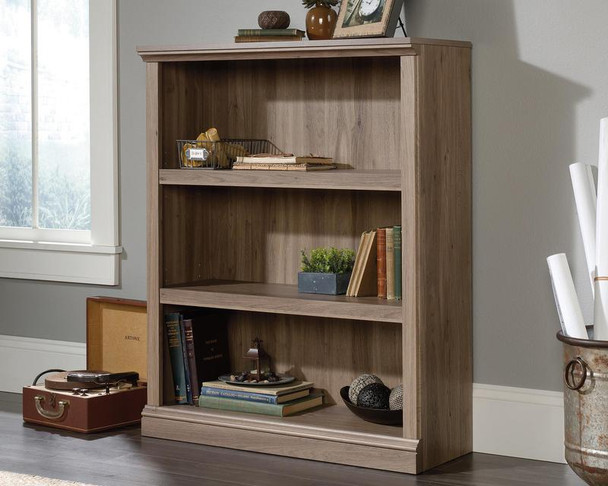 Barrister Home 3 Shelf Bookcase With 2 Adjustable Shelves W896 X D336 X H1112mm 5420176