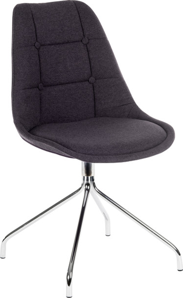 Breakout Upholstered Reception Chair Graphite Pack 2 - 6930GRA - 6930GRA