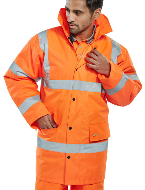 Beeswift Constuctor Traffic Jacket Orange Large Pack 1 - CTJENGORL CTJENGORL