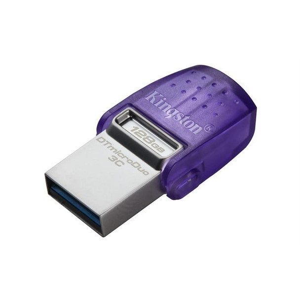 Kingston Technology DataTraveler 128GB microDuo 3C 200MB/s Dual USB-A + USB-C DTDUO3CG3/128GB