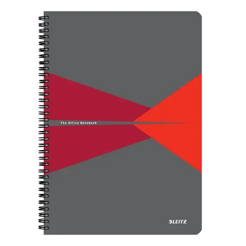 Leitz Office Notebook A4 ruled wirebound with PP cover 44961025 44961025