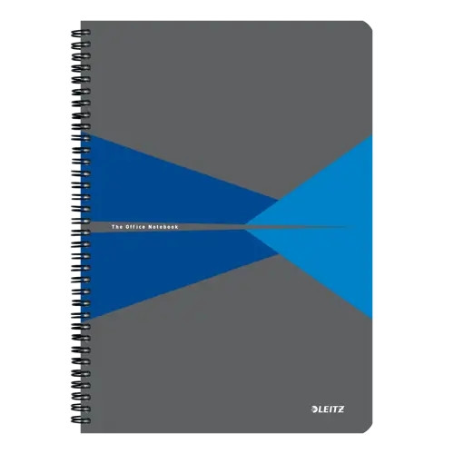 Leitz Office Notebook A4 ruled wirebound with cardboard cover 46481035 46481035