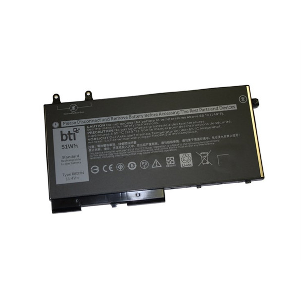 BTI 451-BCIQ compatible 51Wh 3-cell battery for Dell LATITUDE 5501 5401 M3540 451-BCIQ-BTI