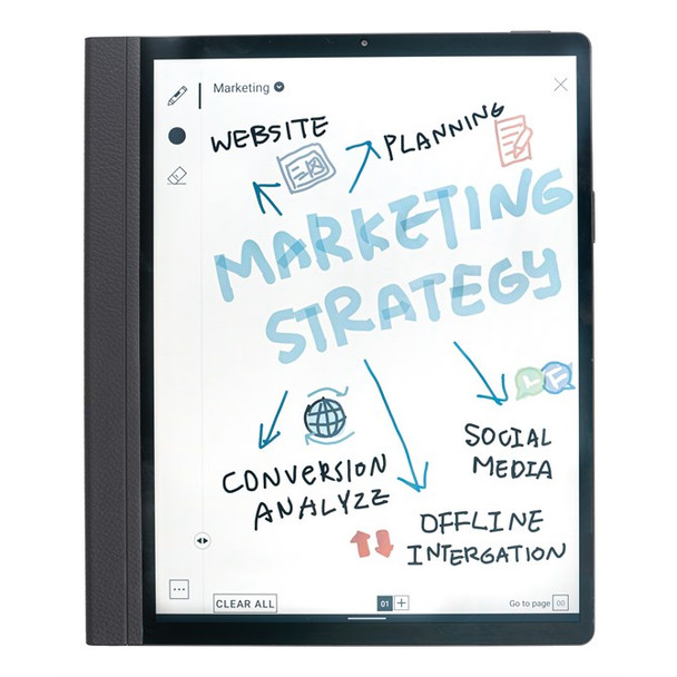 Hannspree HannsNote2 E-Book Reader Touchscreen 64 GB Wi-Fi Black SN10HR1B