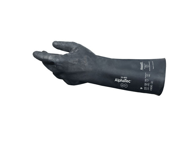 Ansell Alphatec 53-003 Gloves Black Size L AN53-003L