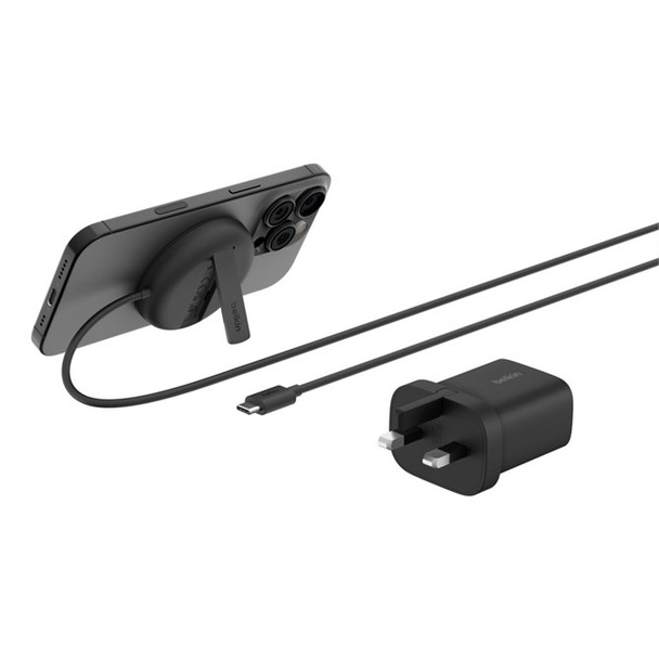 Belkin WIA011MYBK Headset Smartphone Black USB Wireless Charging Fast Charging I WIA011MYBK