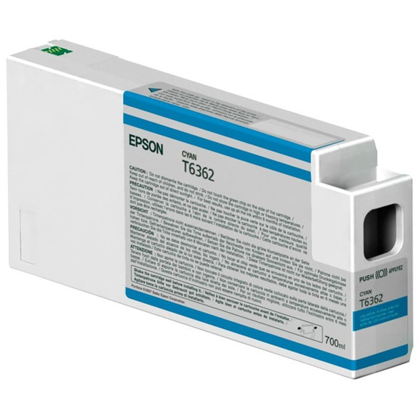 Epson Singlepack Cyan T636200 UltraChrome HDR 700 ml Original 1 pcs C13T636200