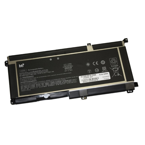 BTI HSTNN-IB8I compatible 64Wh 4-cell battery for HP Zbook Studio G5 Elitebook 1 HSTNN-IB8I-BTI