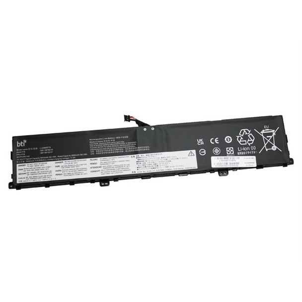 BTI SB11B79216 compatible 90.1Wh 4-cell battery for LENOVO THINKPAD X1 EXTREME G SB11B79216-BTI