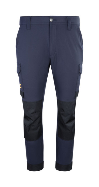 Jcb Workwear Mens 4-Way Stretch Trousers Navy Blue Size 34R JCB029N34R