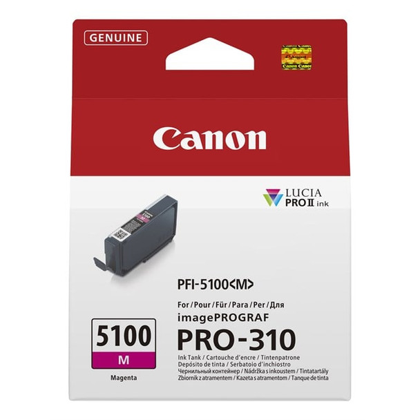 Canon PFI-5100 M Ink Cartridge 1 Pcs Original Magenta 6954C001