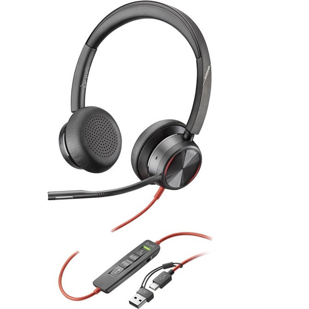 HP 8X223AA headphones/headset Wired Head-band Office/Call center USB Type-C Blac 8X223AA