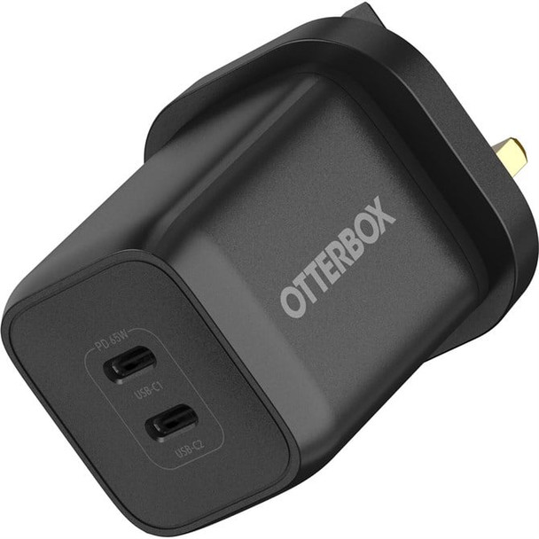 OtterBox Standard  Wall Charger 65W - 1X USB-C 45W + 1X USB-C 20W USB-PD 78-81348