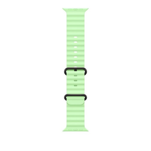 Apple Black Titanium Finish Band Green Fluoroelastomer Titanium MGCL4ZM/A
