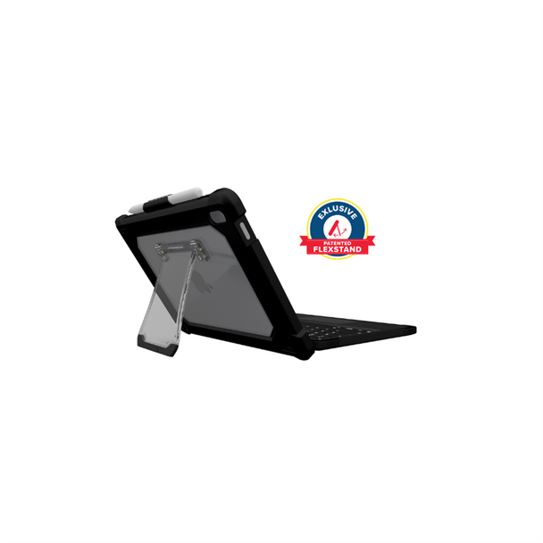 MAXCases Extreme KeyCase-T with Smart Connector Trackpad and Flex Stand for iPad AP-KCX-IP10-BLK