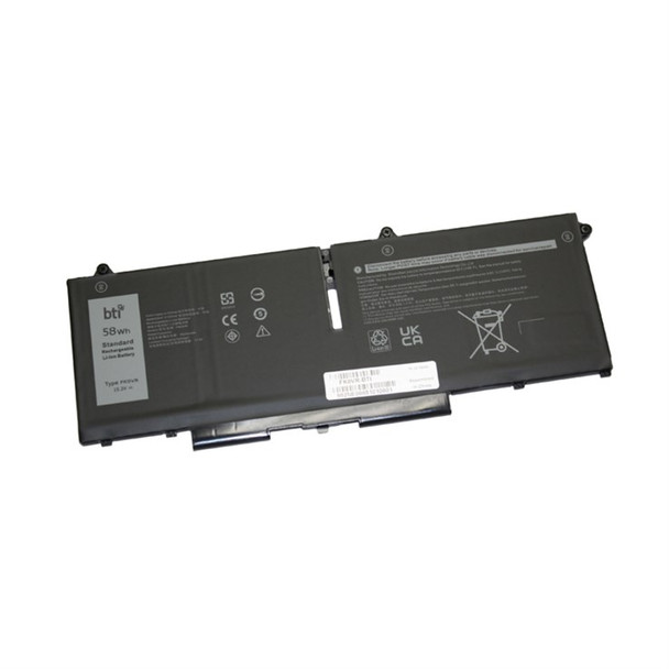 BTI 08P81K compatible 58Wh 4-cell battery for Dell Latitude 5330 5430 5530 7330 08P81K-BTI