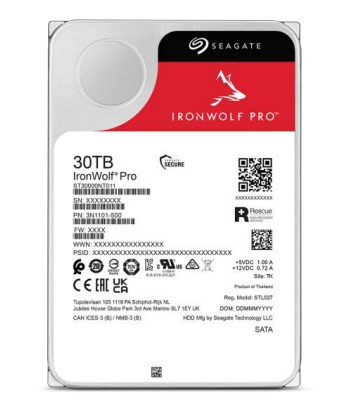 Seagate IronWolf Pro ST30000NT011 Internal Hard Drive 30 TB 7200 RPM 512 MB 3.5 ST30000NT011
