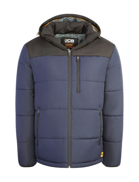Jcb Workwear Unisex Padded Jacket Navy / Black Size 5XL JCB006NBL5XL
