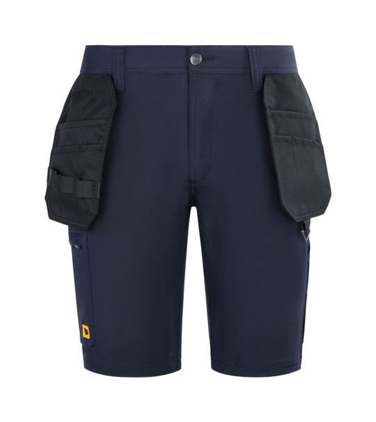 Jcb Workwear Unisex Stretch Holster Pocket Shorts Navy Blue Size 34 JCB031N34