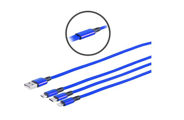 MicroConnect MC-USBA-3WAY USB-A adapter cable with MC-USBA-3WAY
