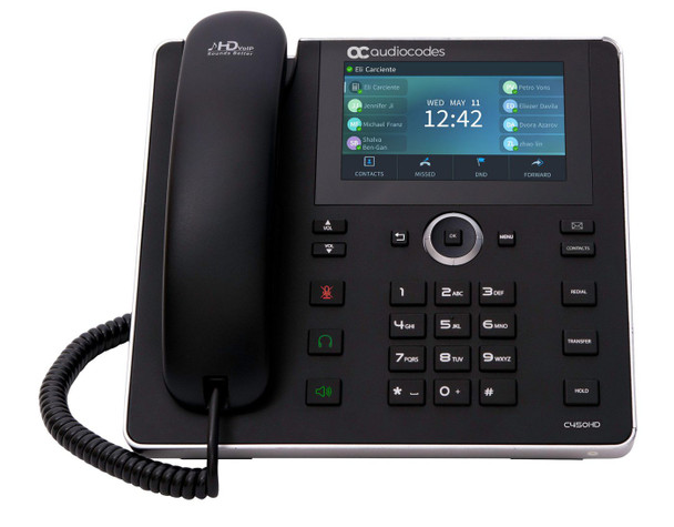 AudioCodes IPC450HDEG C450Hd Ip-Phone Poe Gbe Black IPC450HDEG
