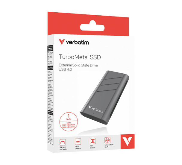 Verbatim 32021 TurboMetal SSD USB 4.0 1TB 32021
