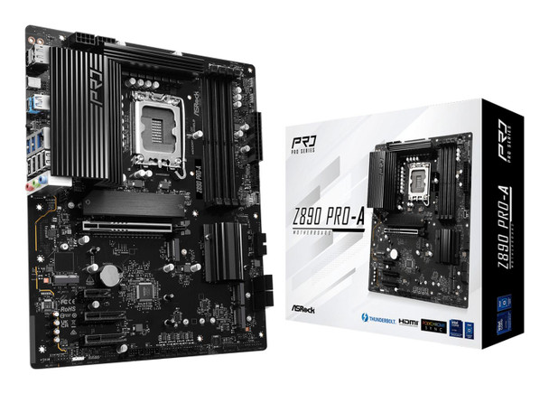 Asrock 90-MXBP50-A0UAYZ Z890 Pro-A Intel Z890 Lga 90-MXBP50-A0UAYZ