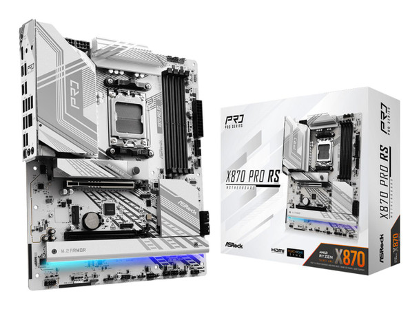 Asrock 90-MXBPZ0-A0UAYZ X870 Pro Rs Amd X870 Socket 90-MXBPZ0-A0UAYZ