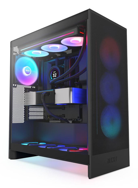 NZXT CM-H72FB-R1 H7 Flow Rgb Midi Tower Black CM-H72FB-R1