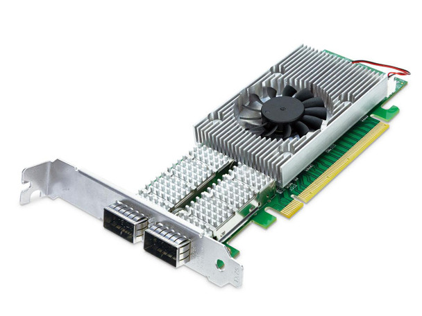 Planet ENW-2QSFP28 Dual-Port 100Gbps Fiber Optic ENW-2QSFP28