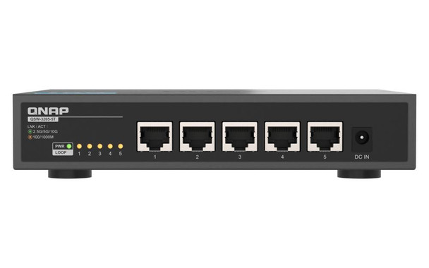 QNAP QSW-3205-5T 5 ports 10GbE RJ45. unmanaged QSW-3205-5T