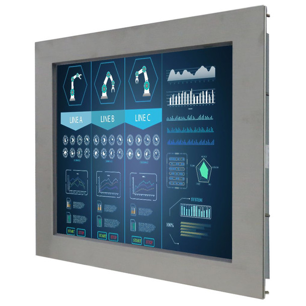 Winmate S17L500-STM1/PAT/U 17" Stainless Panel Mount S17L500-STM1/PAT/U