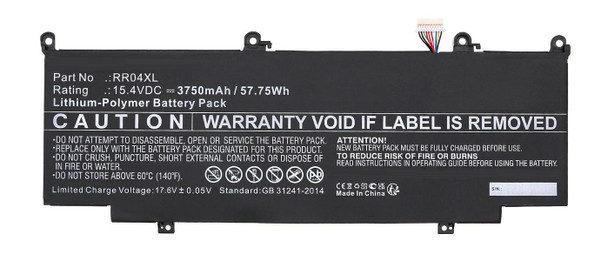 CoreParts MBXHP-BA0351 Battery Li-Polymer Black MBXHP-BA0351
