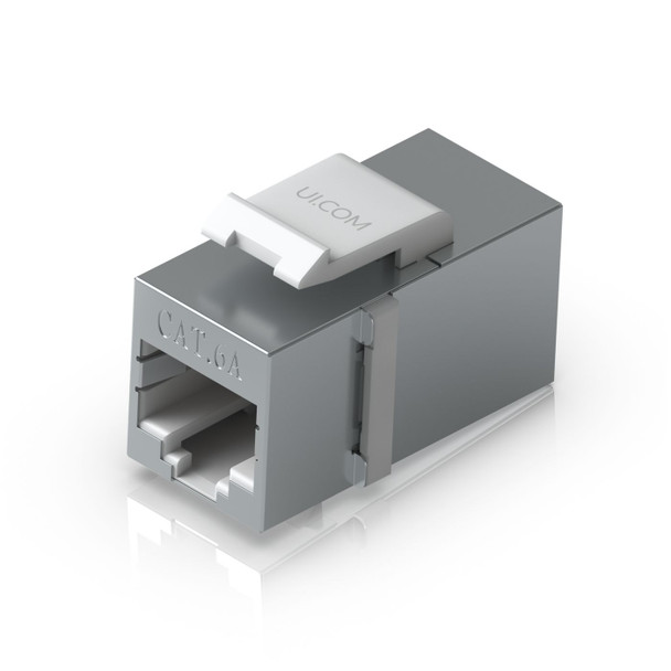 Ubiquiti UACC-KEYSTONE-COUPLER-C6A Pass-through Cat6A keystone UACC-KEYSTONE-COUPLER-C6A