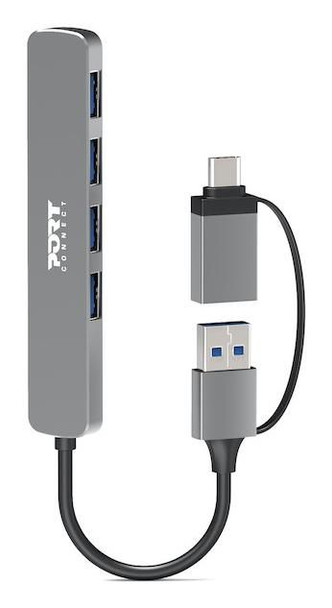 Port Designs 900161 Interface Hub Usb 2.0 Type-A 900161