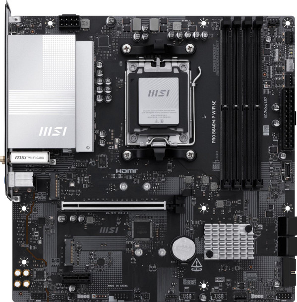 MSI PRO B840M-P WIFI6E Motherboard Amd B840 Socket PRO B840M-P WIFI6E