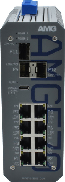 AMG AMG570-8GAT-3S-P240 Industrial Managed Switch. 8x AMG570-8GAT-3S-P240