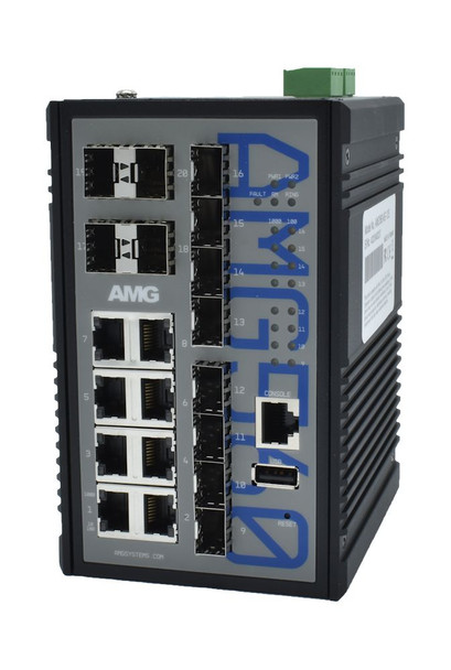 AMG AMG560-8G-8S-4XS Industrial Managed Switch. 8 AMG560-8G-8S-4XS