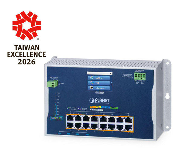 Planet WGS-5215-16UP4XV Industrial L2+ 16-Port WGS-5215-16UP4XV