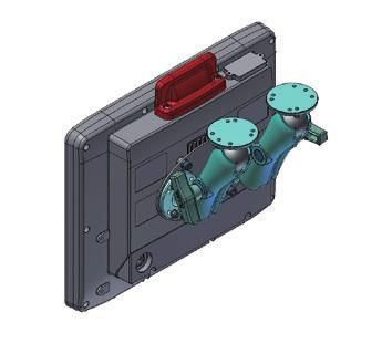 Advantech DL-MTRM001 RAM Mount double 1.5" arm DL-MTRM001
