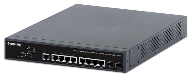 Intellinet 562003 10-Port L2+ Fully Managed 562003