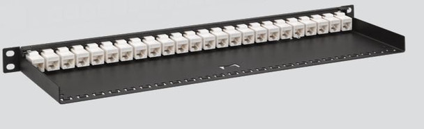 Rackmount IT AC-PP1-BLK Patchpanel 24 port - 2/3U - AC-PP1-BLK