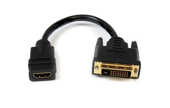Garbot 31.20.9001 DVI-HDMI. M/F. Black. 15cm 31.20.9001