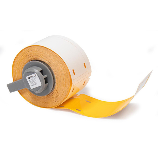 Brady M6-25X75-B7598-YL Linerless Polyester Cable Tag M6-25X75-B7598-YL