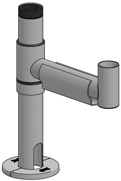 Ergonomic Solutions VISS005-02 Pole 300 mm w Swing arm for VISS005-02